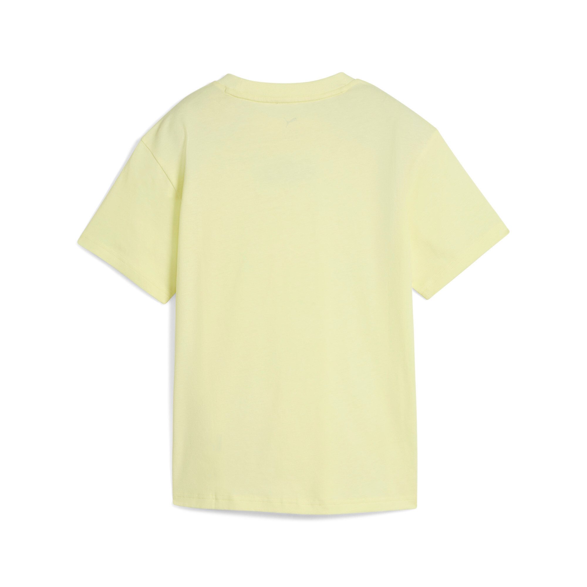PUMA T-Shirt ESS NATURE 2.0 RELAXED TEE G Kurzarm, Rundhalsausschnitt, mit Print-Applikation, aus Baumwolle – Bild 2 von 2