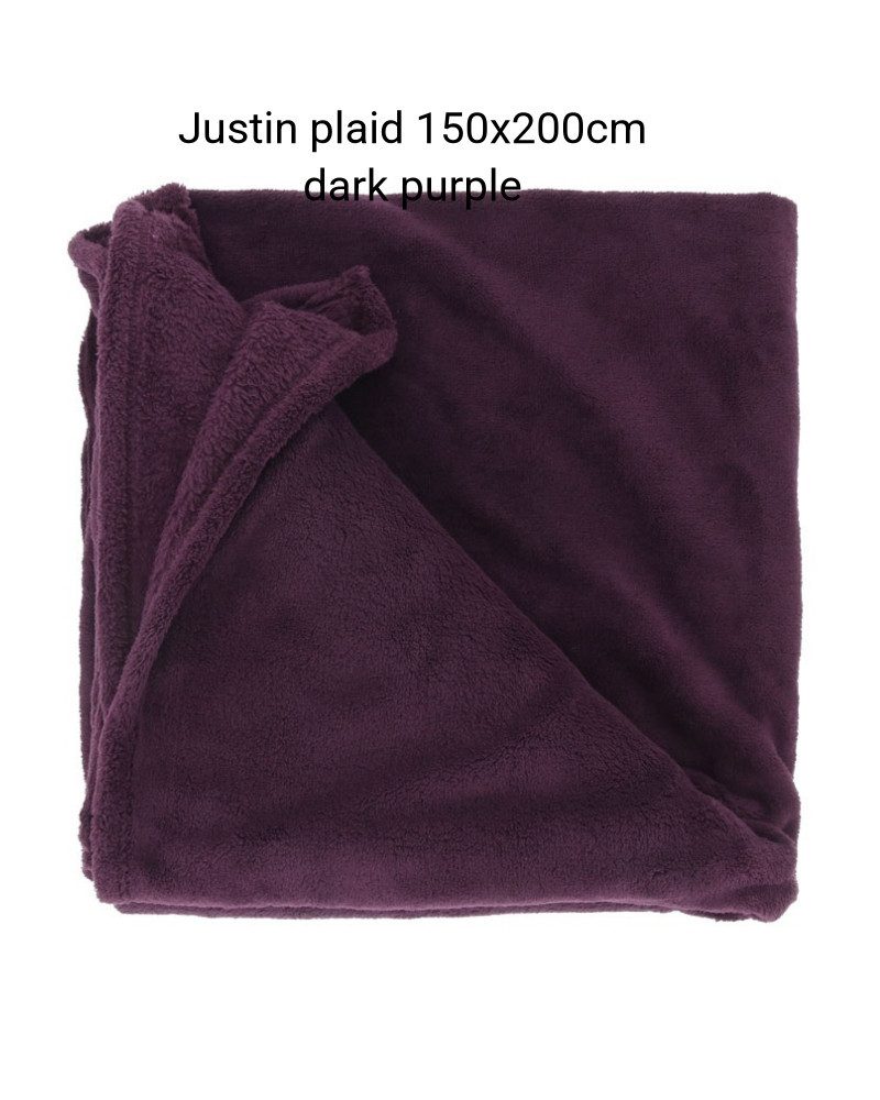 Plaid Unique Living Plaid Justin Lila 150x200 cm, UNIQUE Living