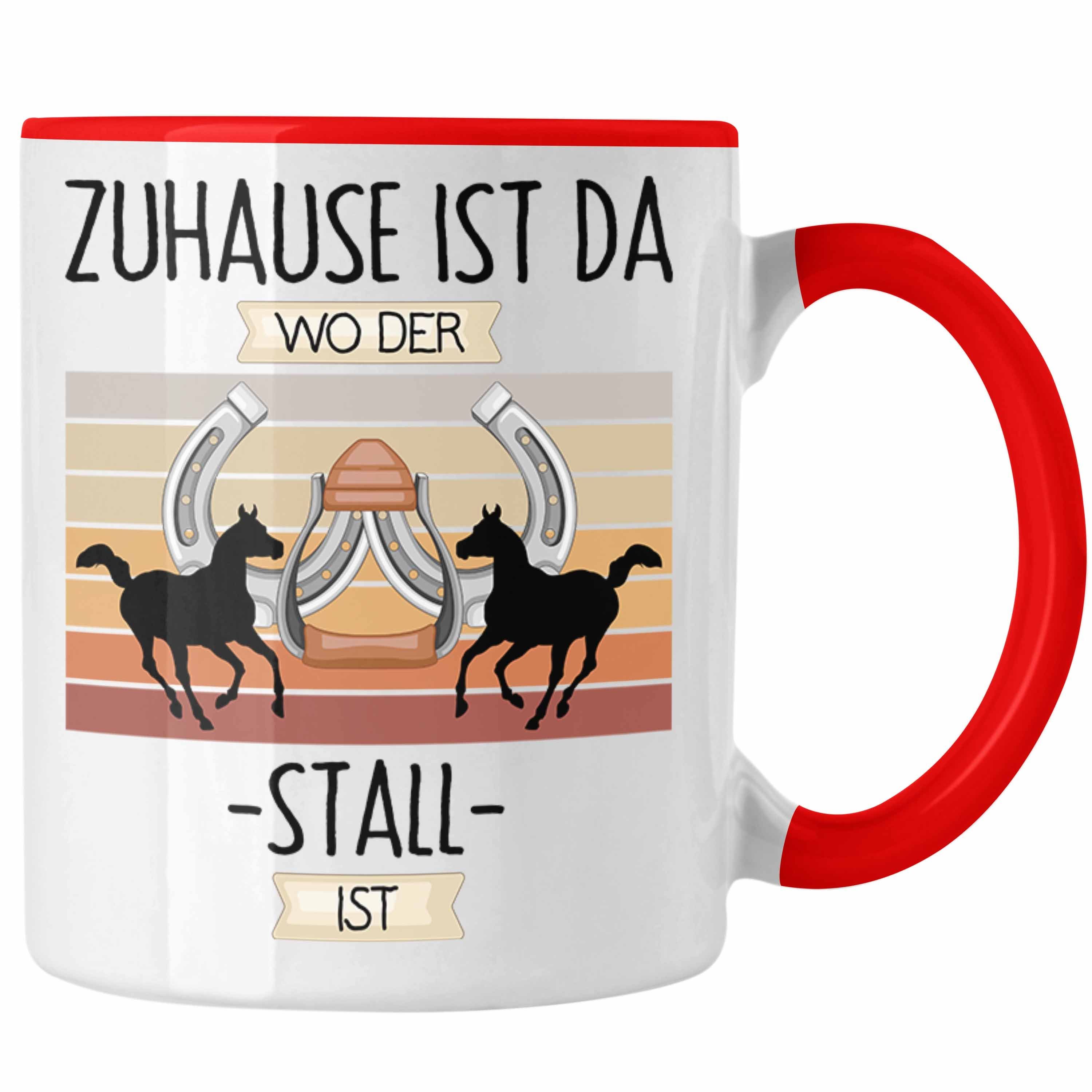 Tasse Reiterin Geschenk Lustiger Pferde Trendation Zuhause Rot Spruch Geschenkidee Is Tasse