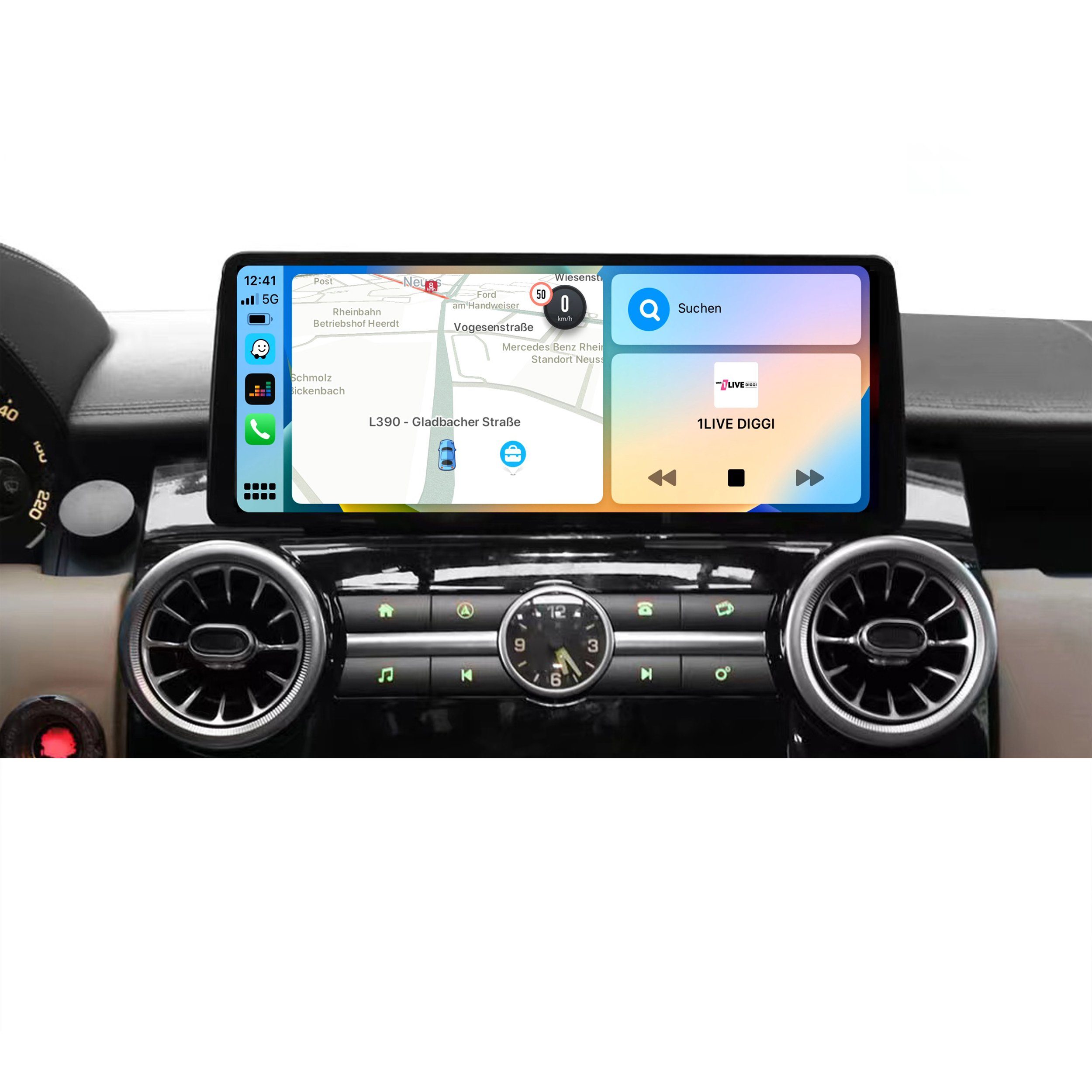 TAFFIO Für Land Rover Discovery 4 BOSCH 12,3" Touchscreen Android CarPlay Einbau-Navigationsgerät
