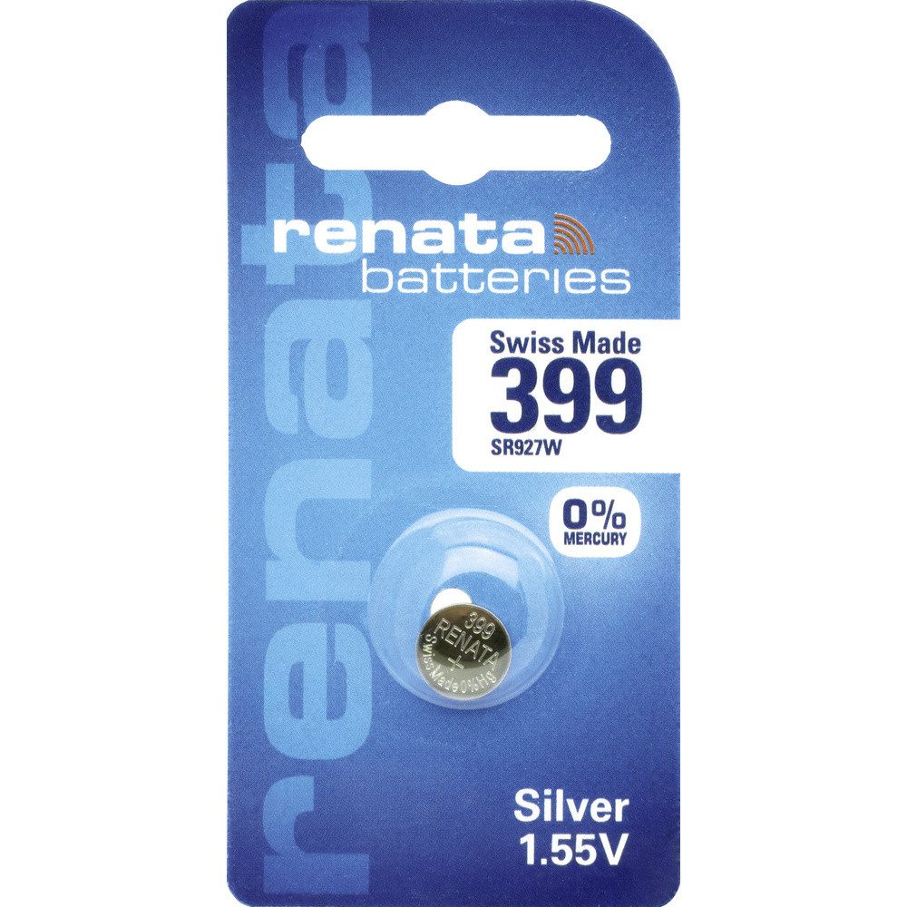 Renata Renata Knopfzelle 399 1.55 V 1 St. 53 mAh Silberoxid Knopfzelle