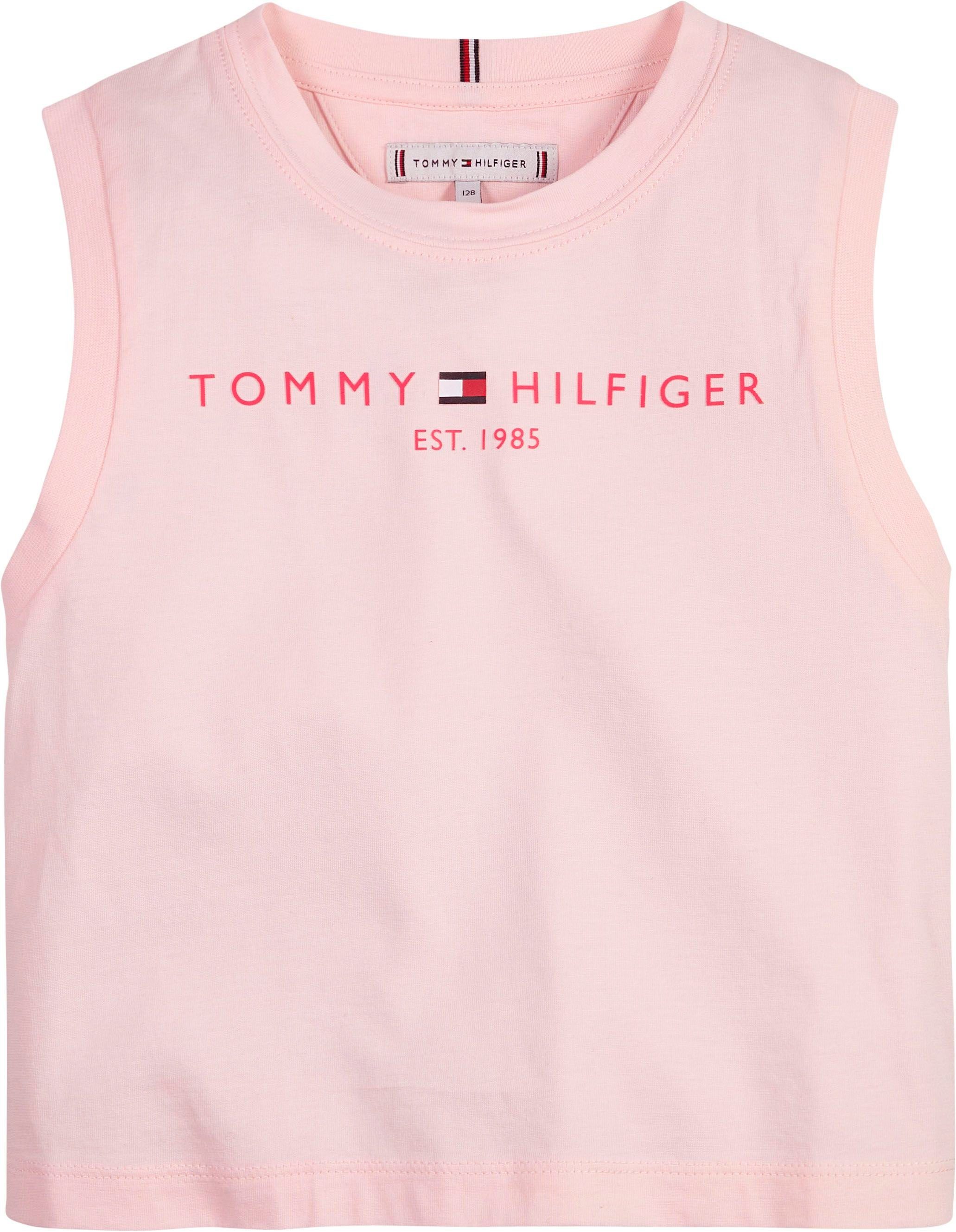 ESSENTIAL Hilfiger T-Shirt mit SLVSS TANKTOP Tommy Logoschriftzug