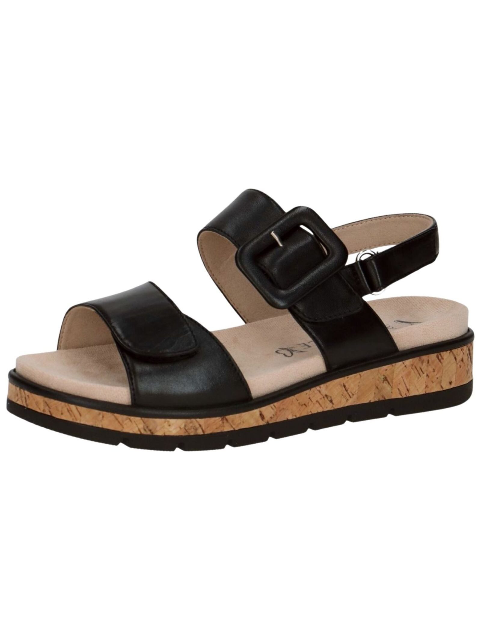 Sandalen Nappaleder . Keilsandalette