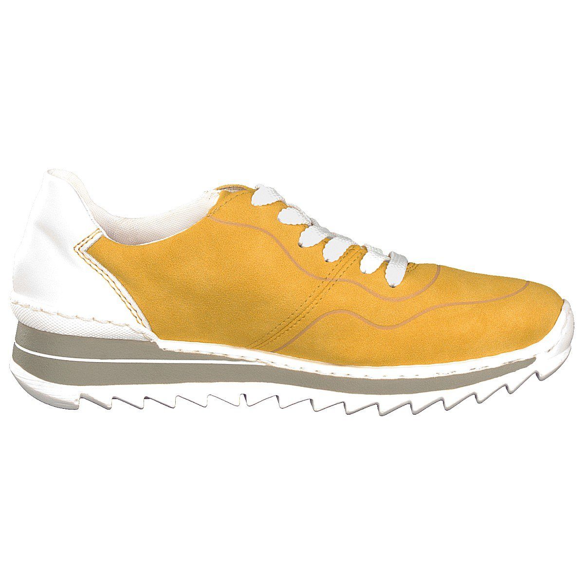 (18102389) gelb Sneaker Gelb Damen Rieker (Gelb/Weiss) Rieker Sneaker