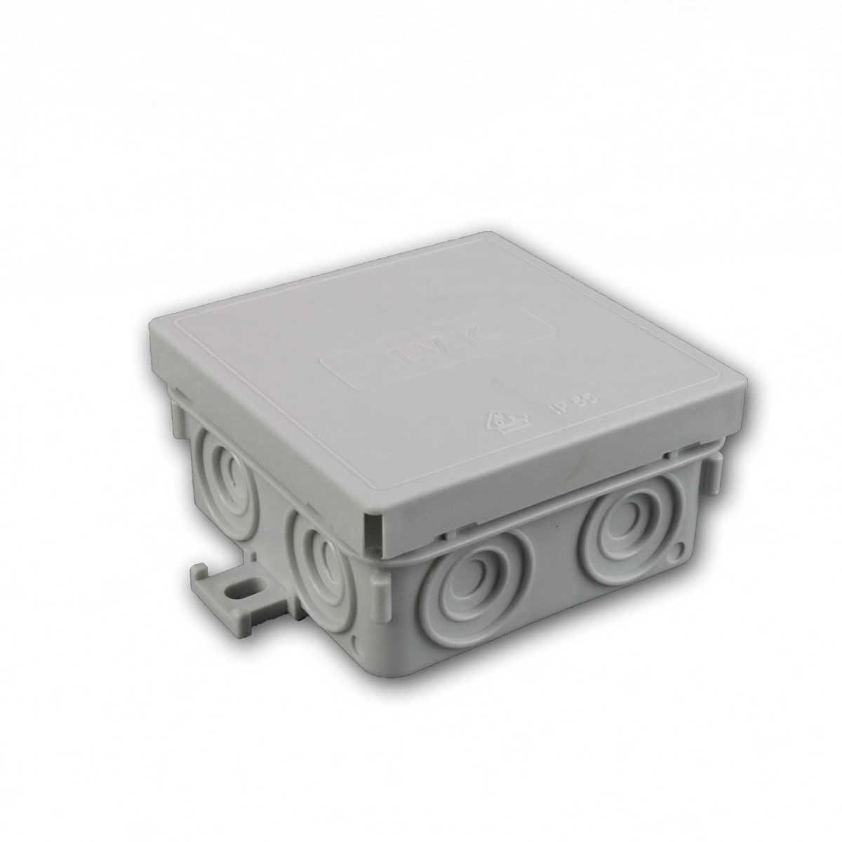 EGB Kabelbox Abzweigkasten IP55 grau 75x75x37mm Feuchtraum