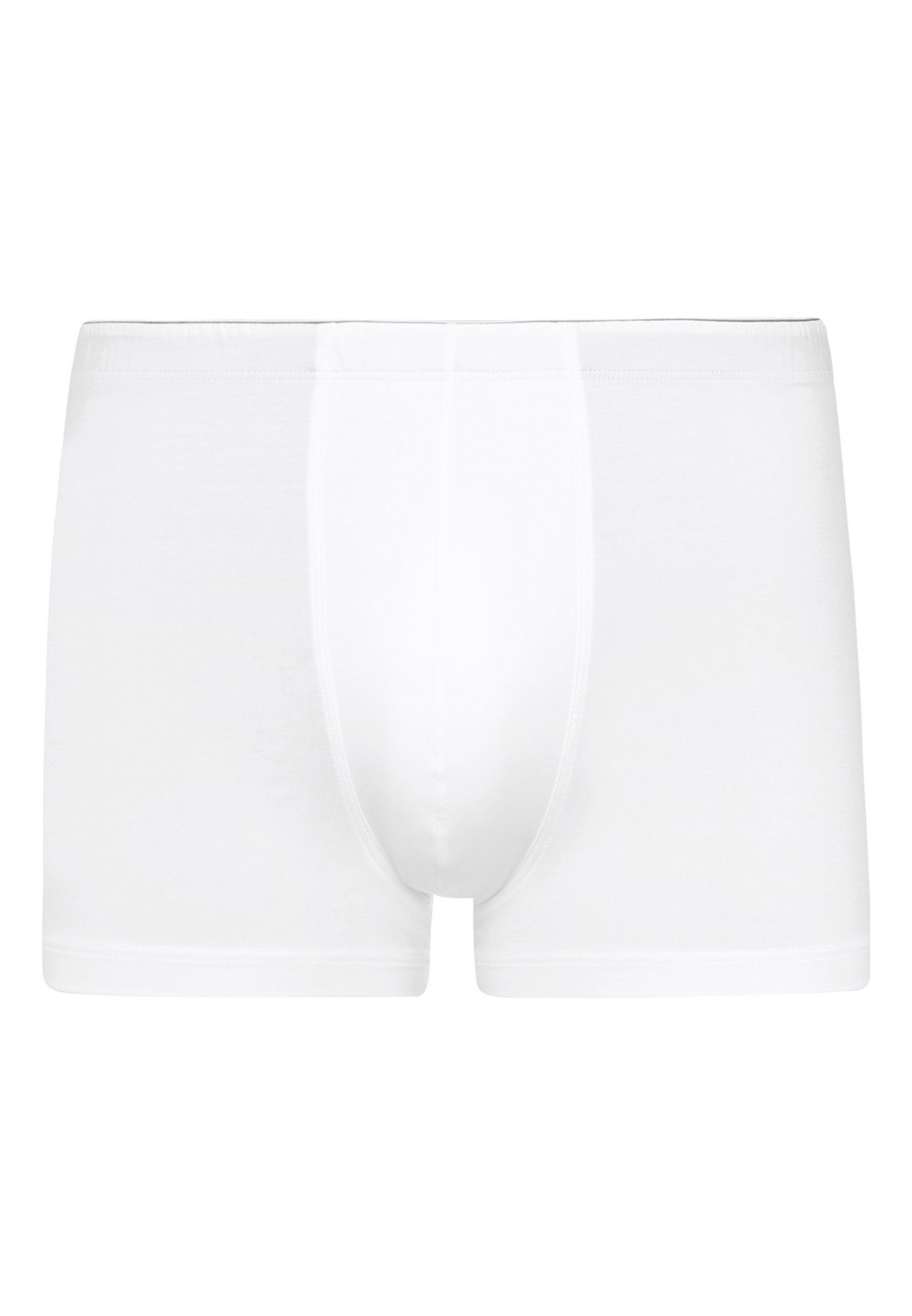 Hanro Retro Boxer Short Weiß - / Ohne Pant Superior Eingriff (1-St) Retro - - Cotton Baumwolle