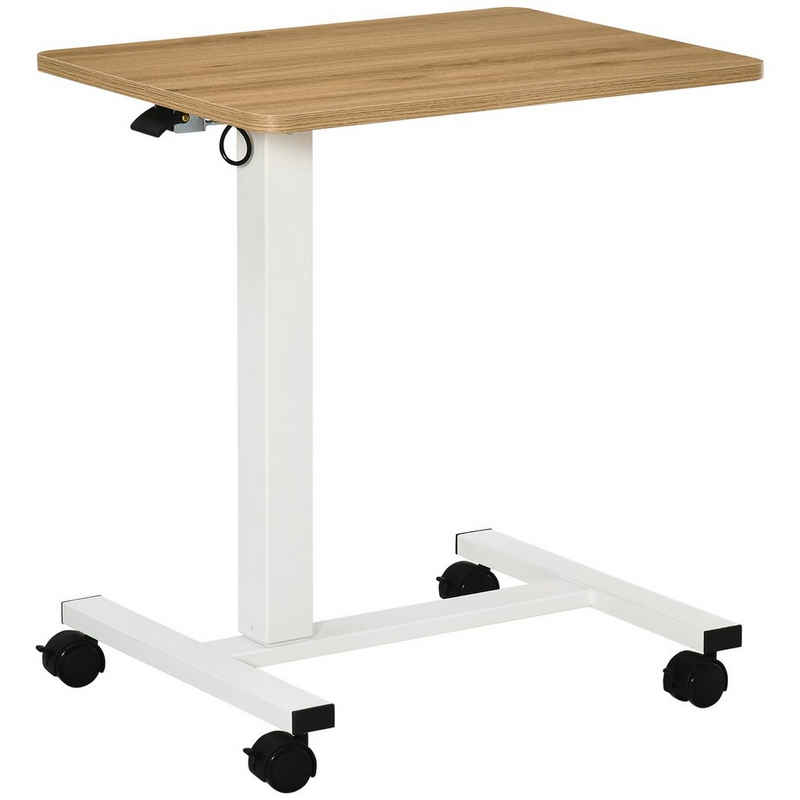HOMCOM Schreibtisch »Stehpult, höhenverstellbarer Tisch inkl. 4 Rollen« (Set, 1-St., 1 Tisch), Breite 48 cm