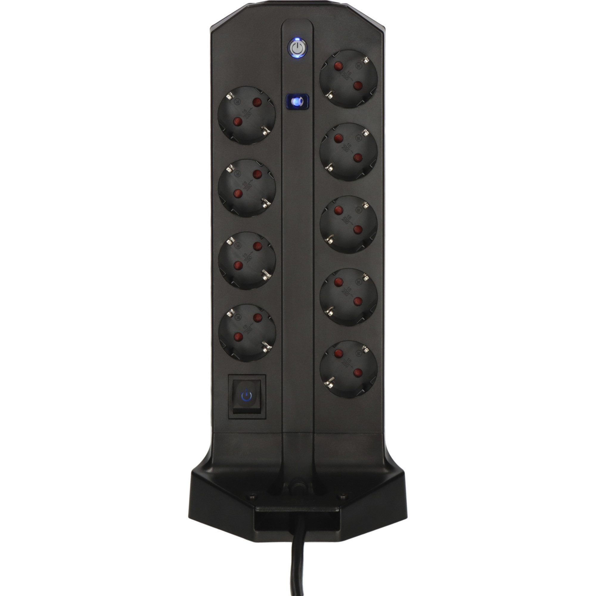 Brennenstuhl Brennenstuhl Gaming Tower 9fach RGB Light, Mehrfachsteckdose