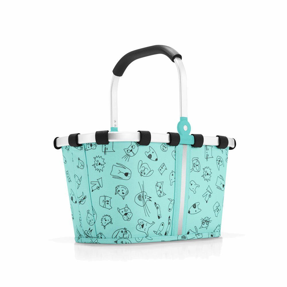 REISENTHEL® Einkaufskorb carrybag XS kids cats and dogs mint 5 L