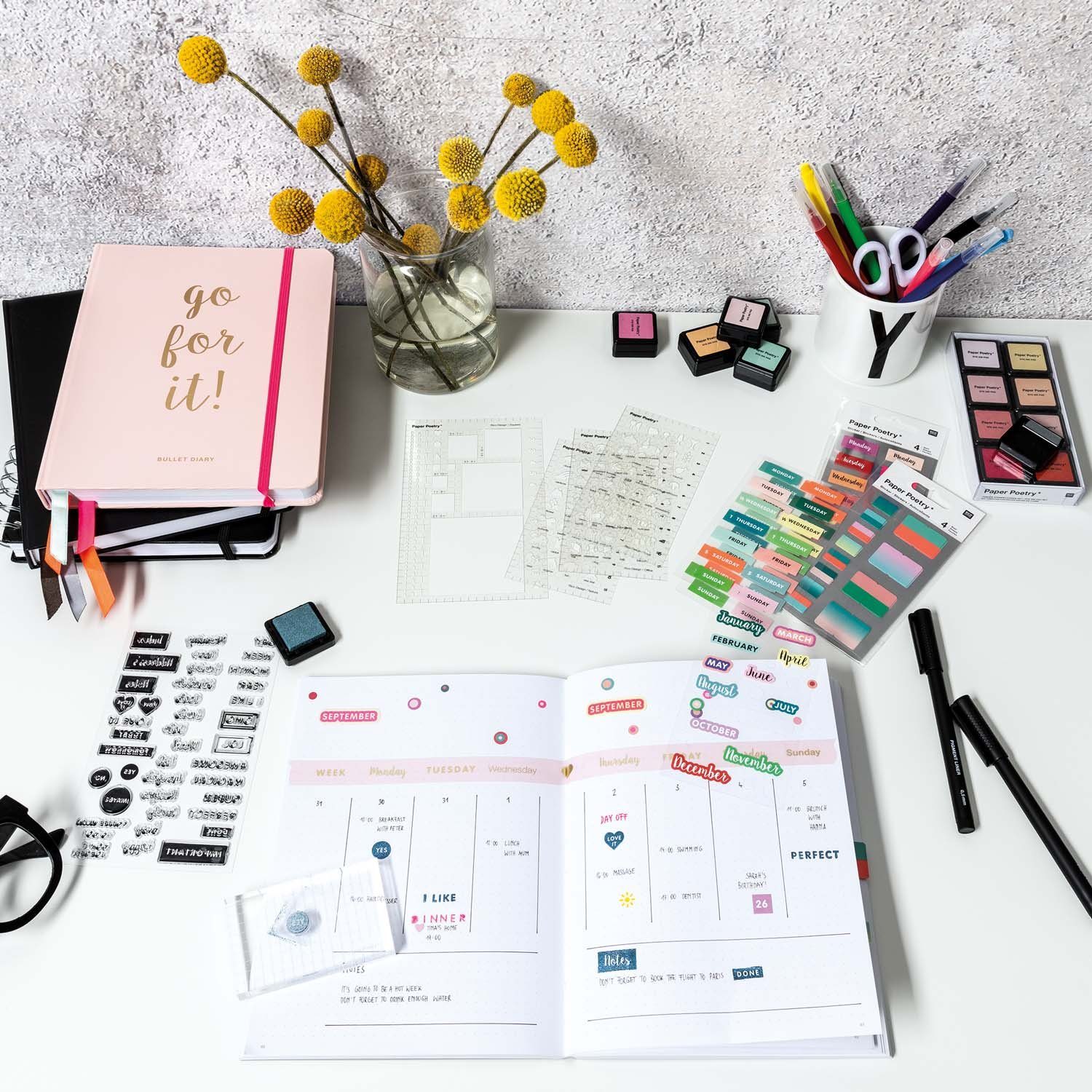 Thumbnail - Rico Design Sticker Sticker, Bullet Diary, Kreise