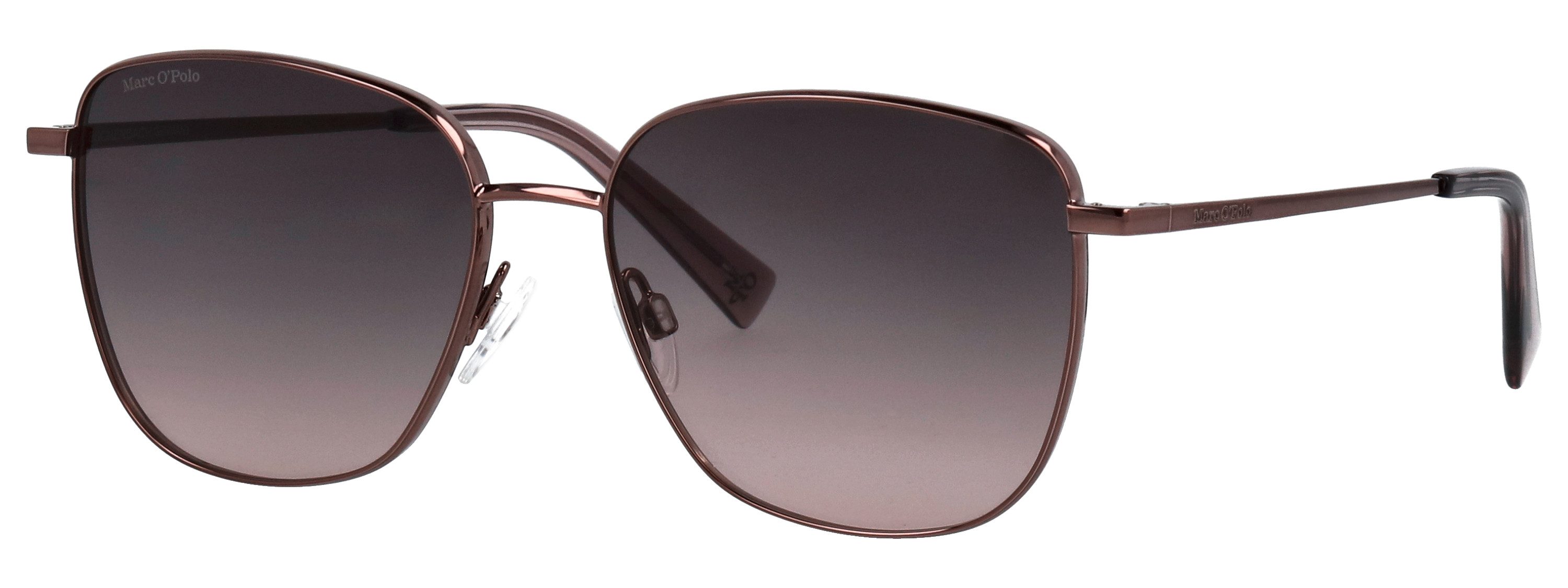 Marc O'Polo Sonnenbrille Modell 505124 Form Butterfly, Logoschriftzug auf Bügel, Metallfassung