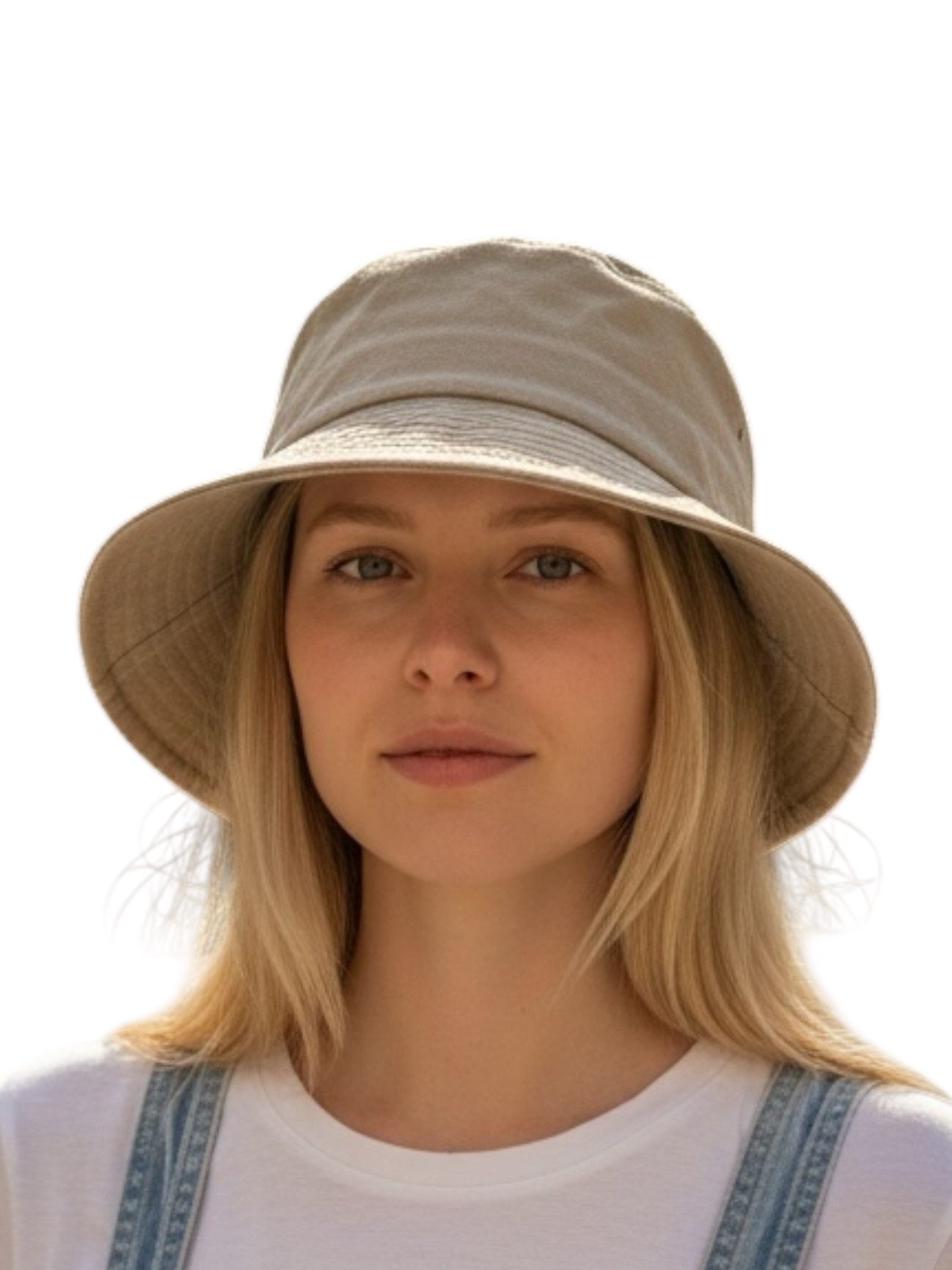 Taschen4life Sonnenhut Leinen Hut Größenverstellbar, unisex, Fischerhut