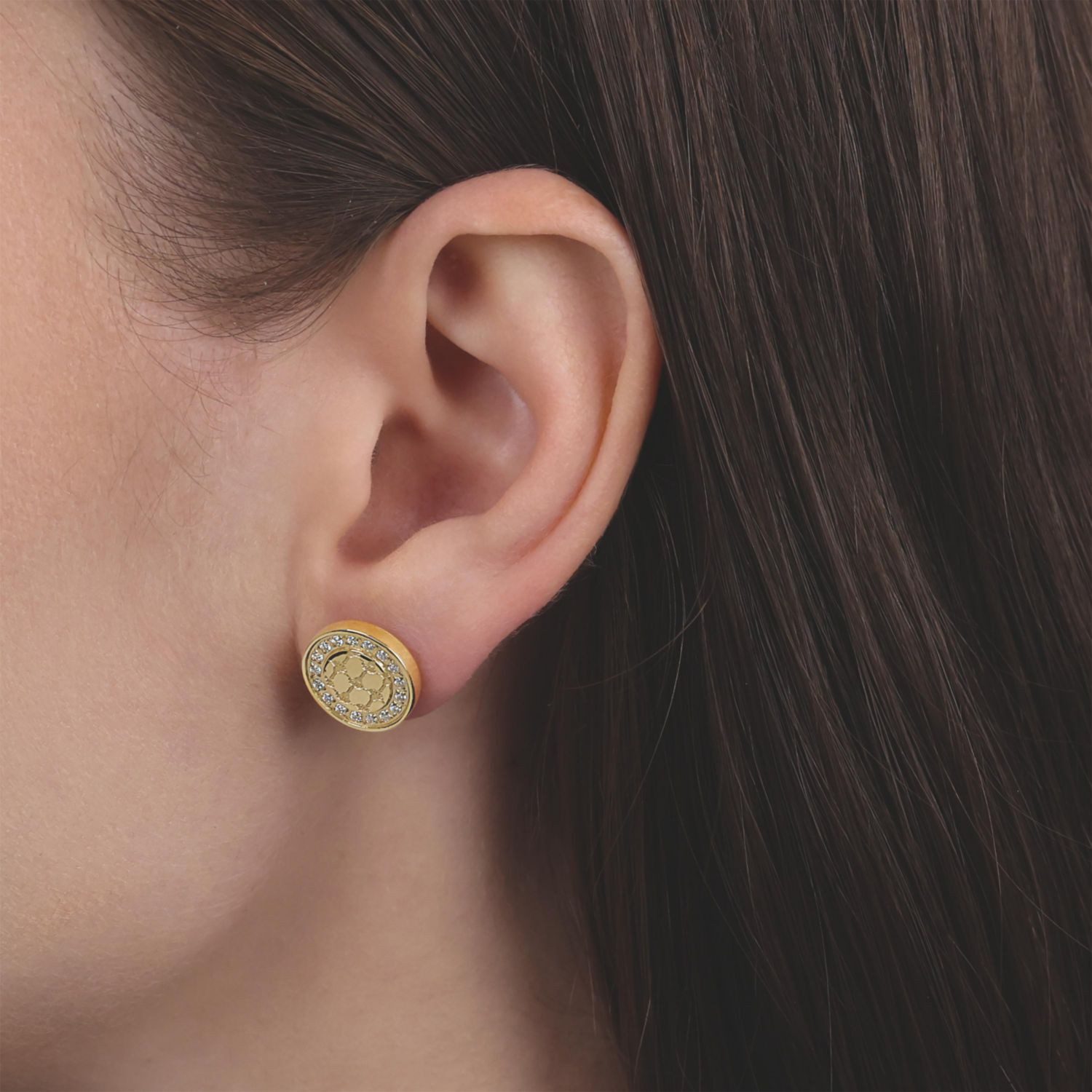 JOOP! Paar Ohrstecker JOOP! Ohrstecker für Damen, Edelstahl, Zirkonia (Stecker, 4-tlg)