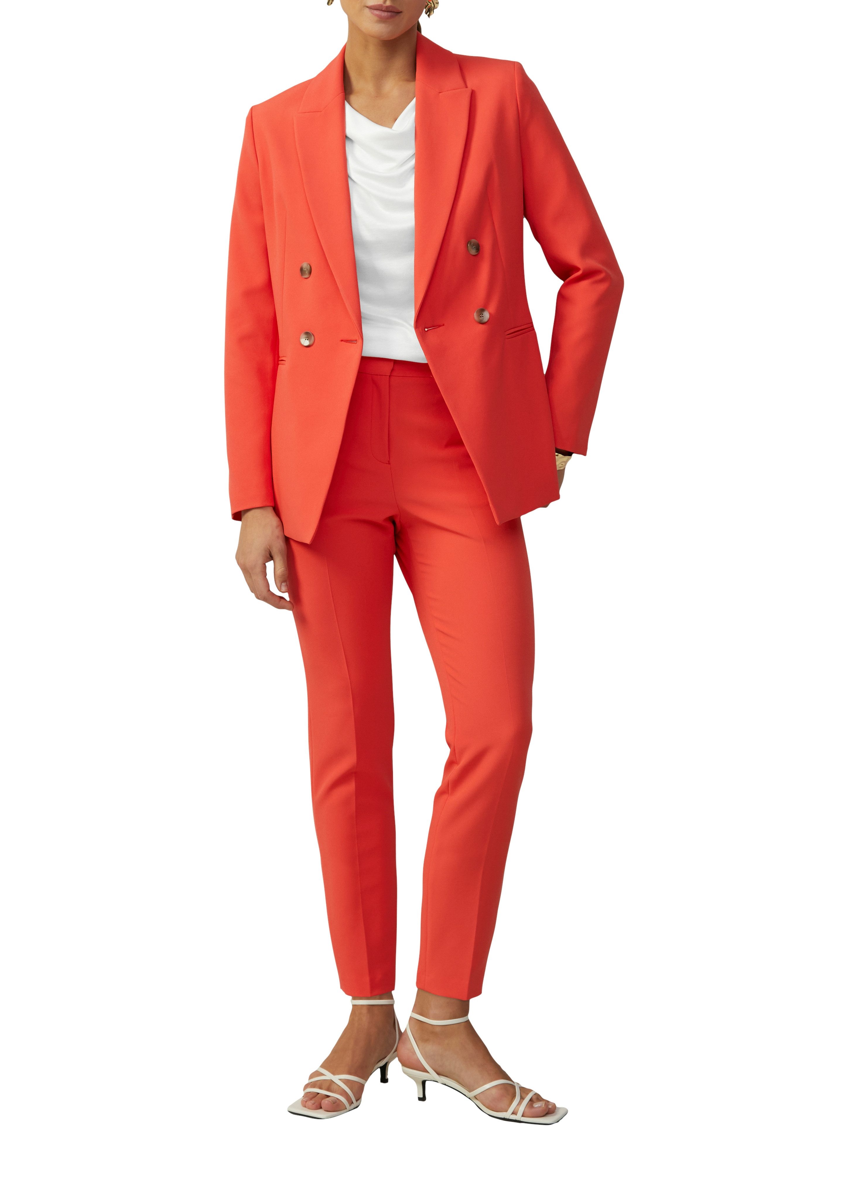 s.Oliver BLACK LABEL T-Shirt mit Wasserfall-Ausschnitt günstig online kaufen