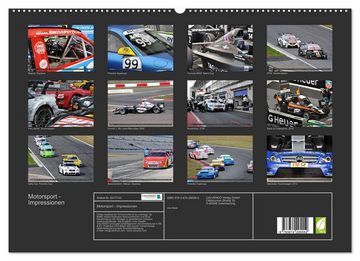 CALVENDO Wandkalender Motorsport - Impressionen (Premium, hochwertiger DIN A2 Wandkalender 2023, Kunstdruck in Hochglanz)