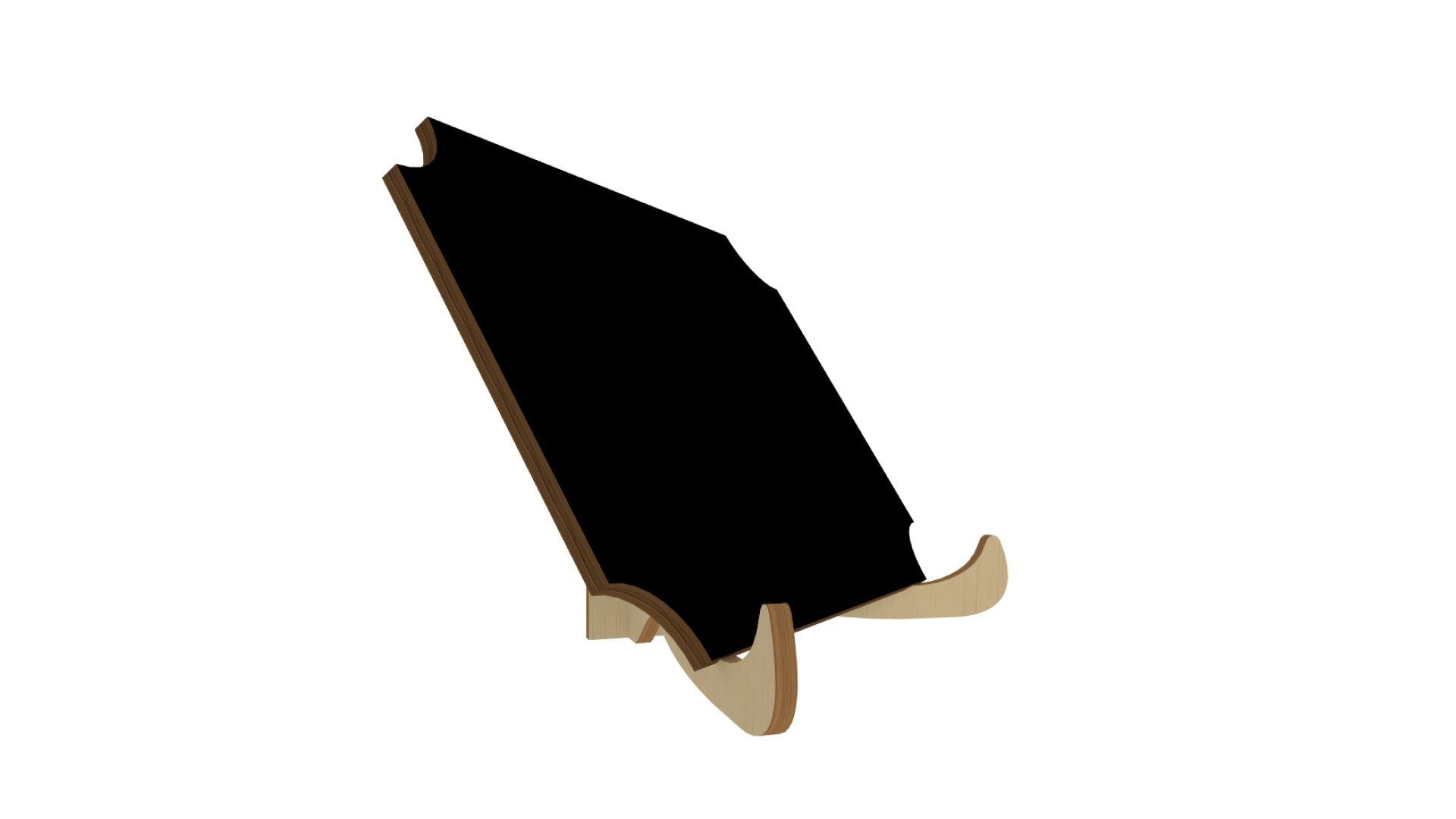 ALLboards Memoboard Tischaufsteller Kreide Mini doppelseitige Kleine Tafeln