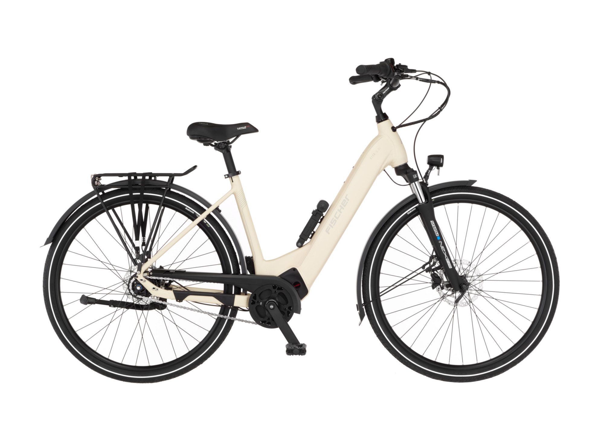 FISCHER Fahrrad E-Bike Cityrad CITA 6.8I 711, 7 Gang Shimano Nexus 7 Schaltwerk, Mittelmotor, 711 Wh