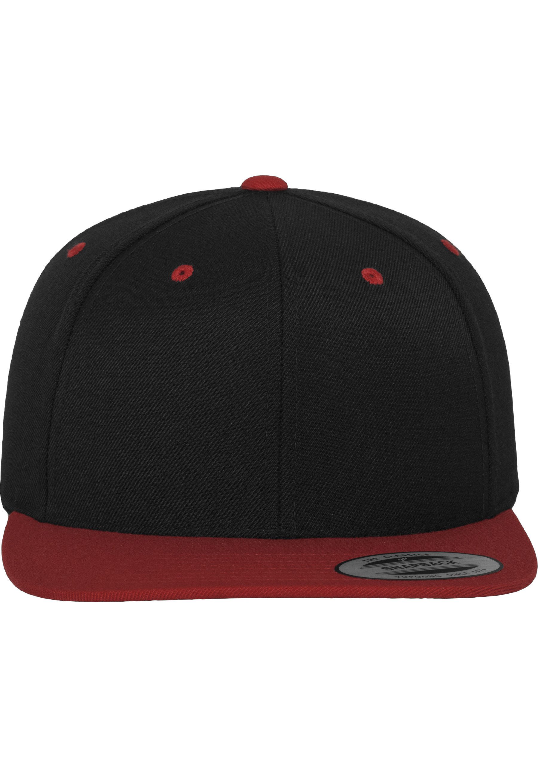 black / red