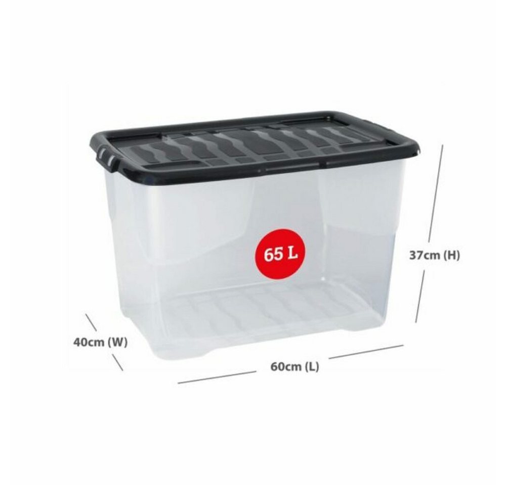 Thumbnail - Generic Aufbewahrungsbox CEP 2002030110 xw203 Aufbewahrungsbox Kunststoff 65L, 60x39,70x37,79cm (1 St)