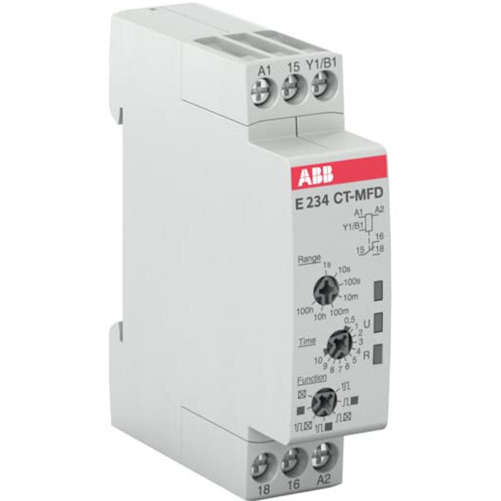 ABB Zeitrelais ABB 1SVR500020R0000 CT-MFD.12 Zeitrelais Multifunktional 1 St., (CT-MFD.12)