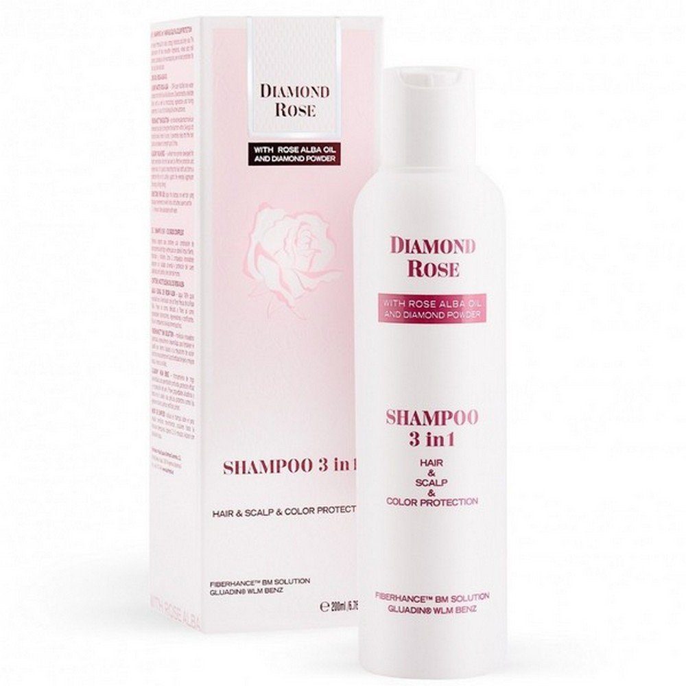 Biofresh Cosmetics Haarshampoo Biofresh Diamond Rose Shampoo 3 in 1 Scalp & Color Protection 200 ml