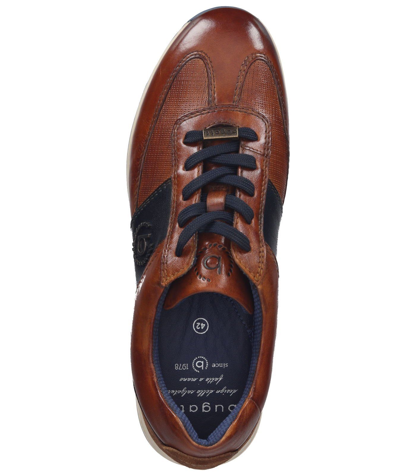 Sneaker Leder Sneaker bugatti Cognac