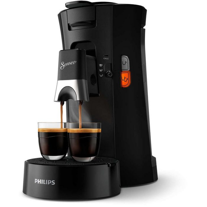 Philips Senseo Kaffeepadmaschine CSA230/69 Senseo Select 2 Tassen gleichzeitig Kaffeestärkewahl