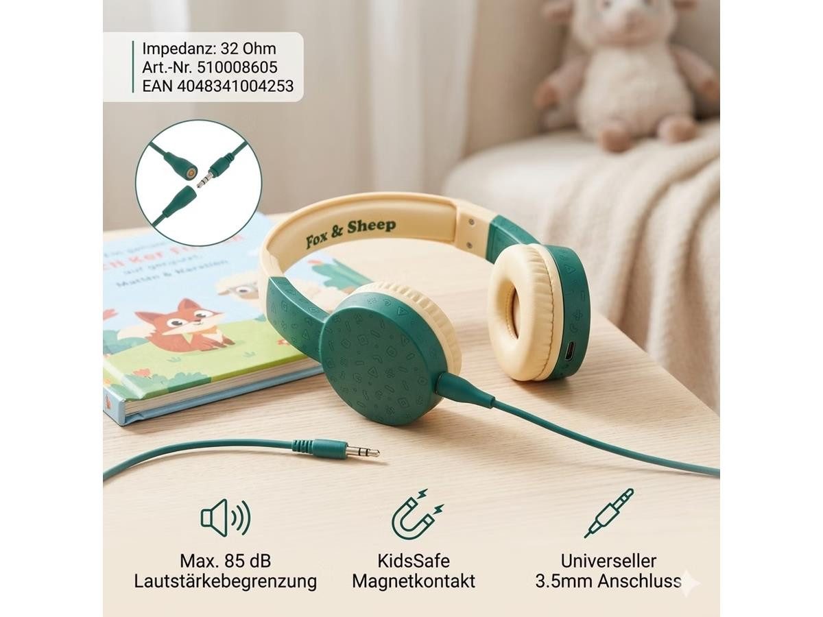 Fox & Sheep KidsSafe 85 dB Kinder-Kopfhörer