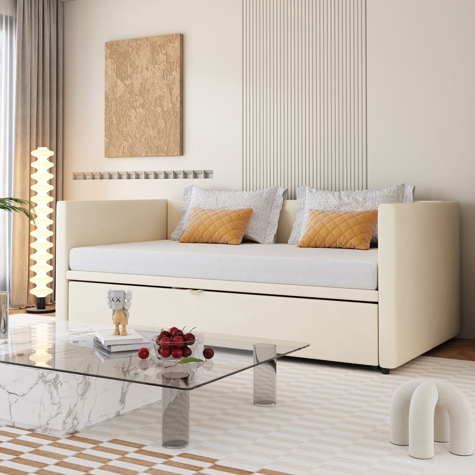 Flieks Daybett, Tagesbett Schlafsofa mit Unterbett günstig online kaufen