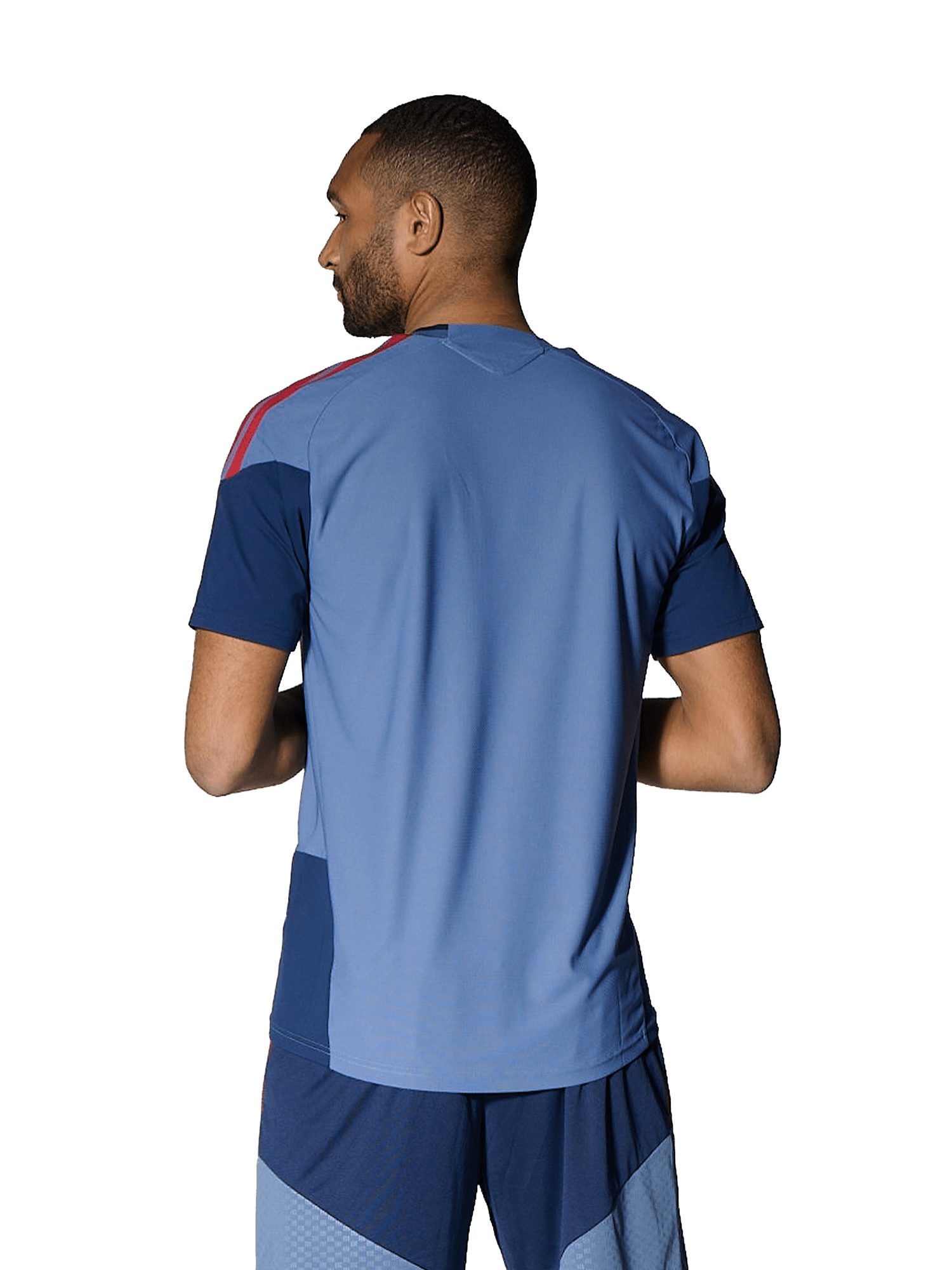 adidas Performance T-Shirt FC Bayern München, Authentic Trainingsshirt Teamline, Herren, Blau