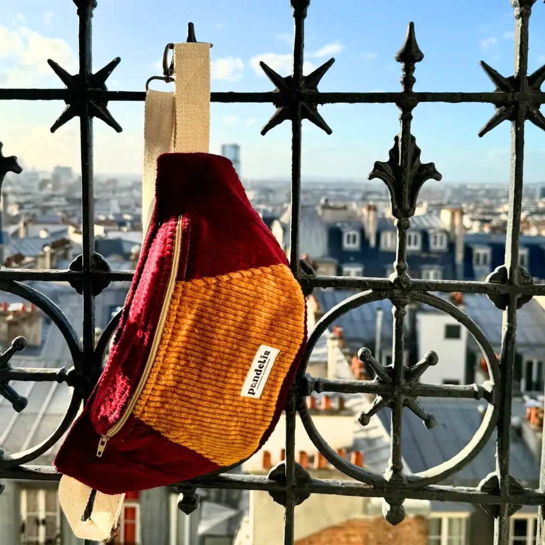 suebidou Gürteltasche Damen Hipbag Banane Crossbody Bag aus Paris versch. Designs, handmade in france