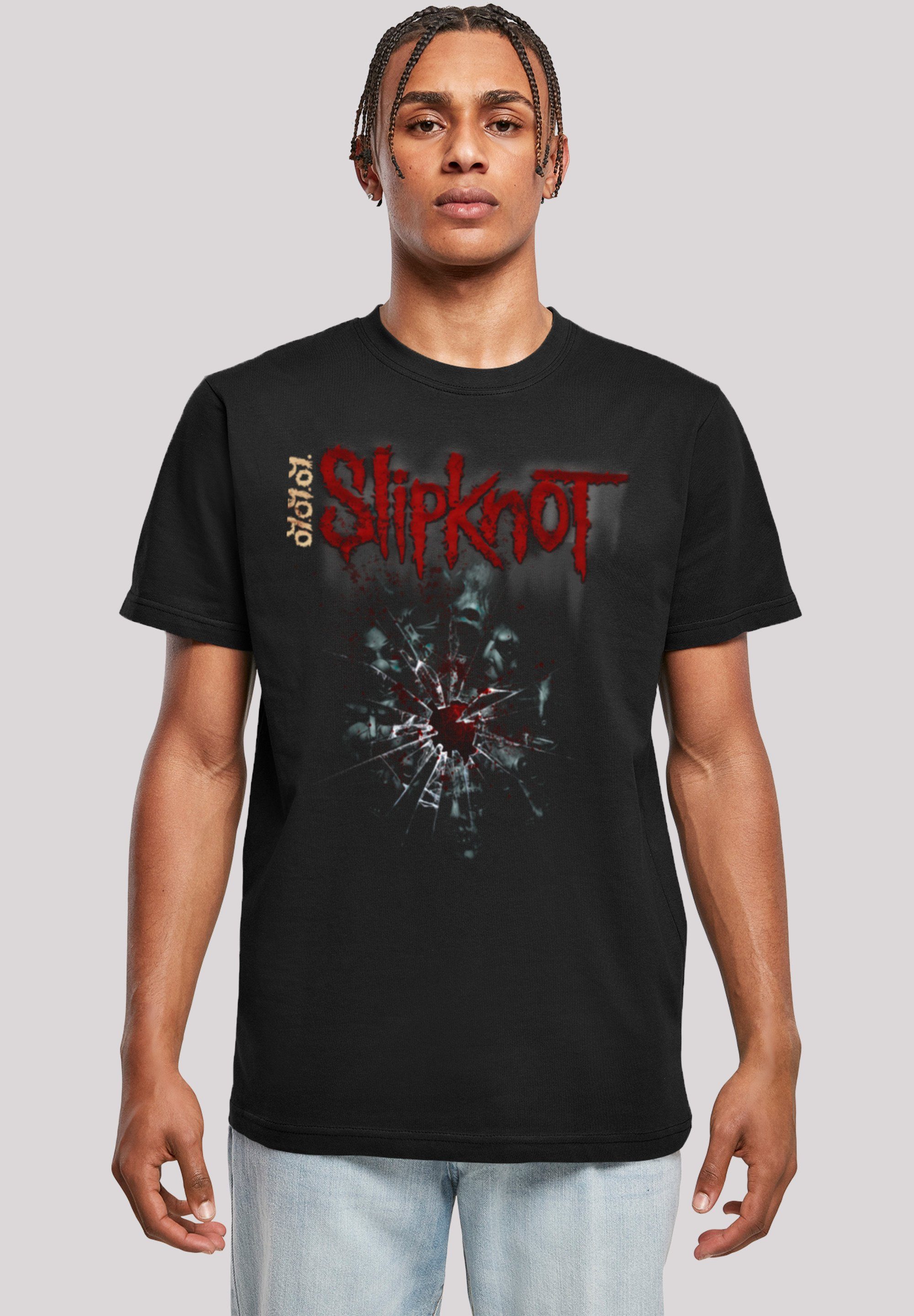 F4NT4STIC Print Metal T-Shirt Slipknot Band