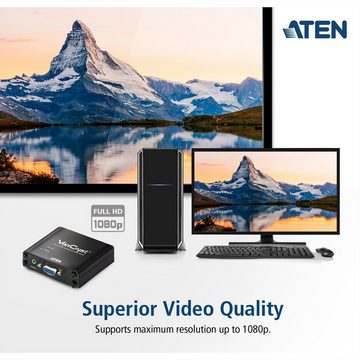 Aten VC180 VGA zu HDMI Audio/Video Converter Audio- & Video-Adapter