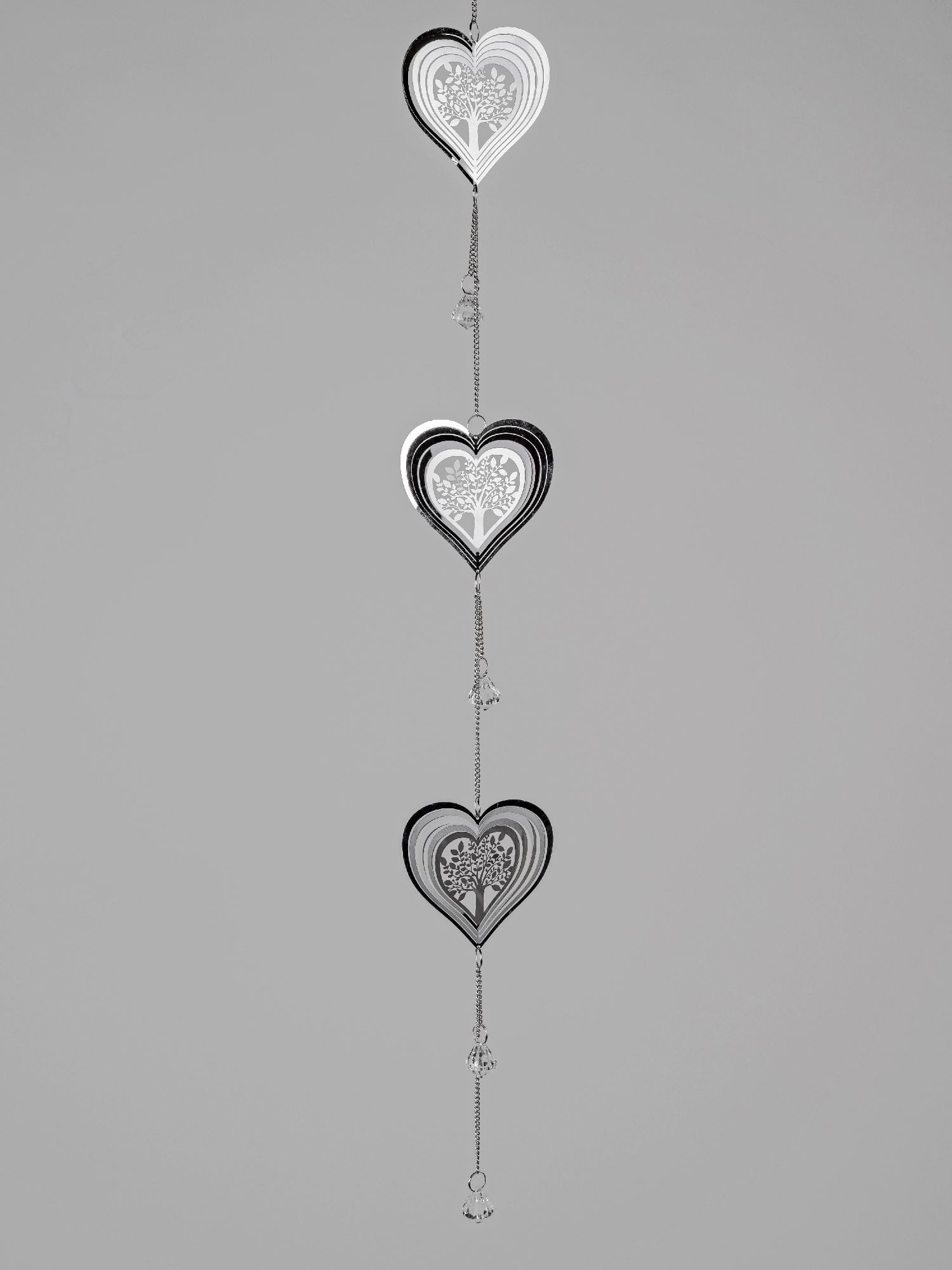 formano Hängedekoration Lebensbaum, Farbe: Silber, Motiv: Herz