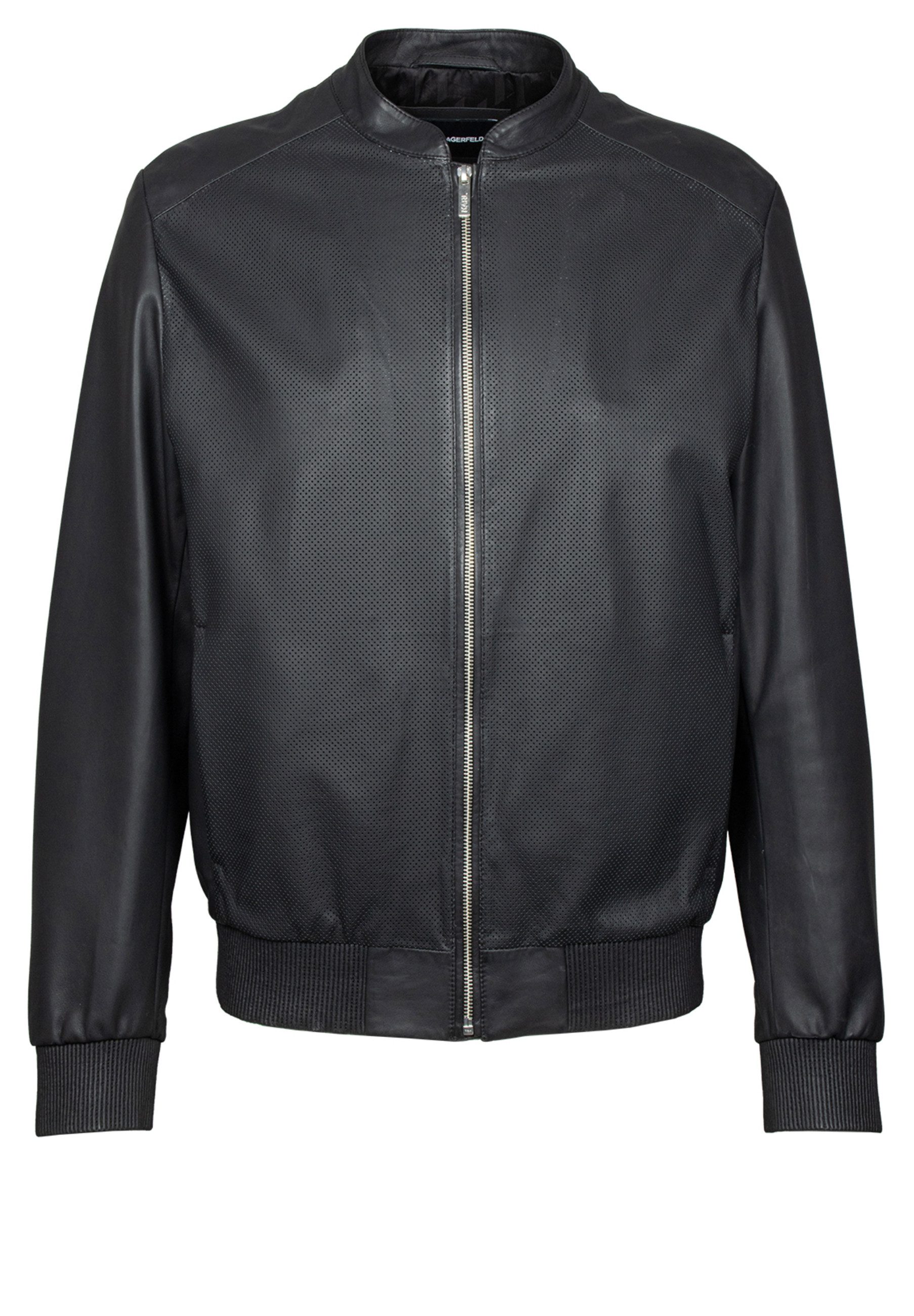 LAGERFELD Lederjacke Leather Blouson (1-St)