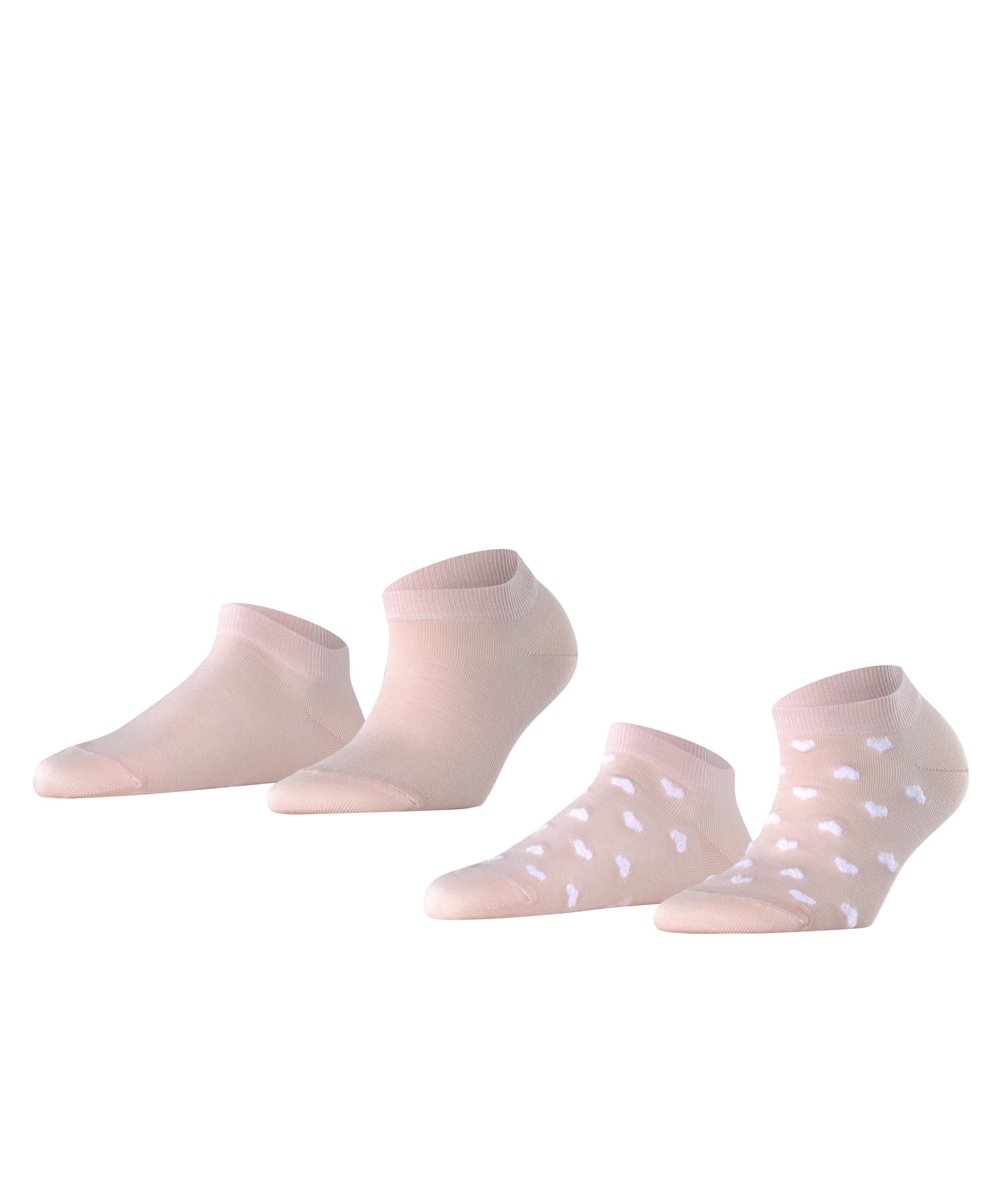 Esprit Sneakersocken Valentine Hearts 2-Pack (2-Paar) aus Biobaumwolle
