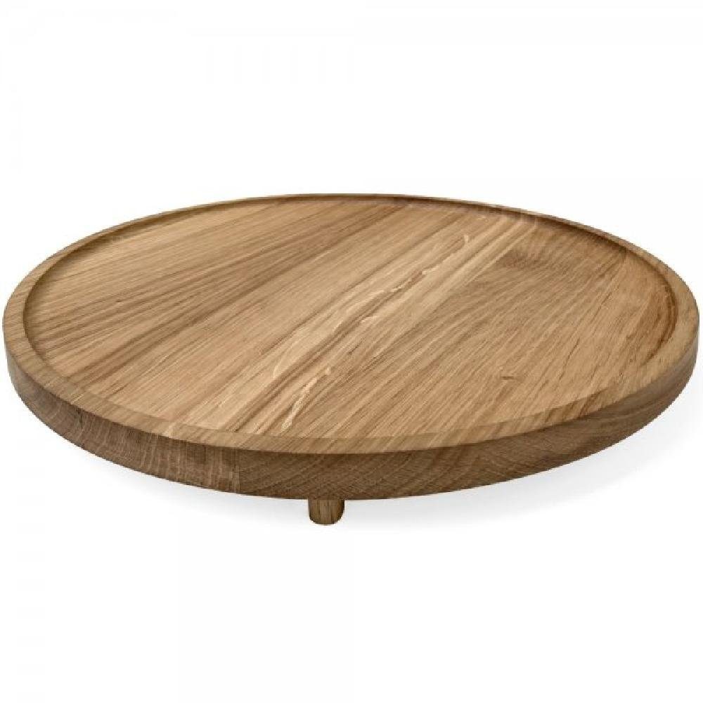Logbuch-Verlag Holztablett Stern 30cm - Natur Weihnachtsdeko Untersetzer