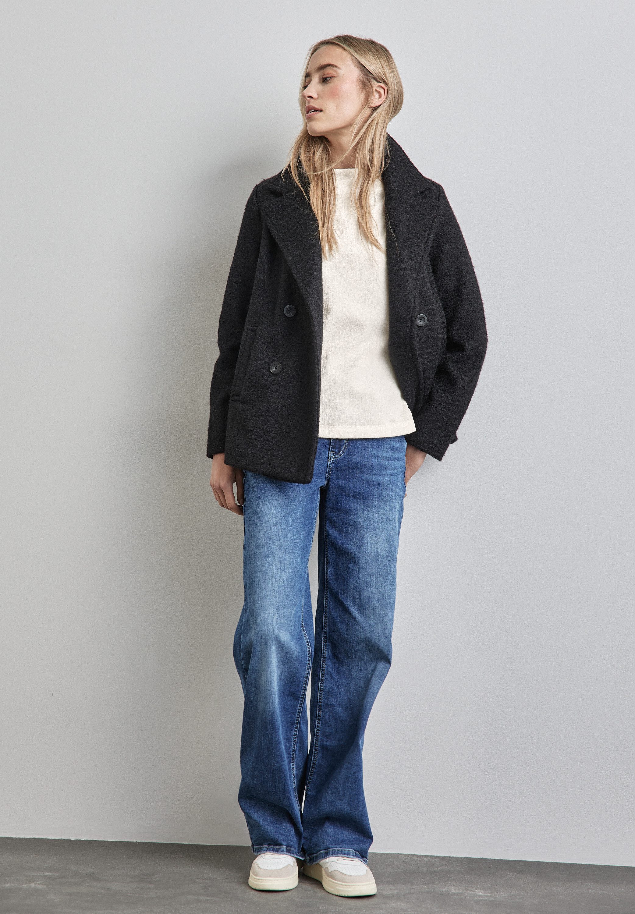 STREET ONE 3/4-Arm-Shirt mit Struktur