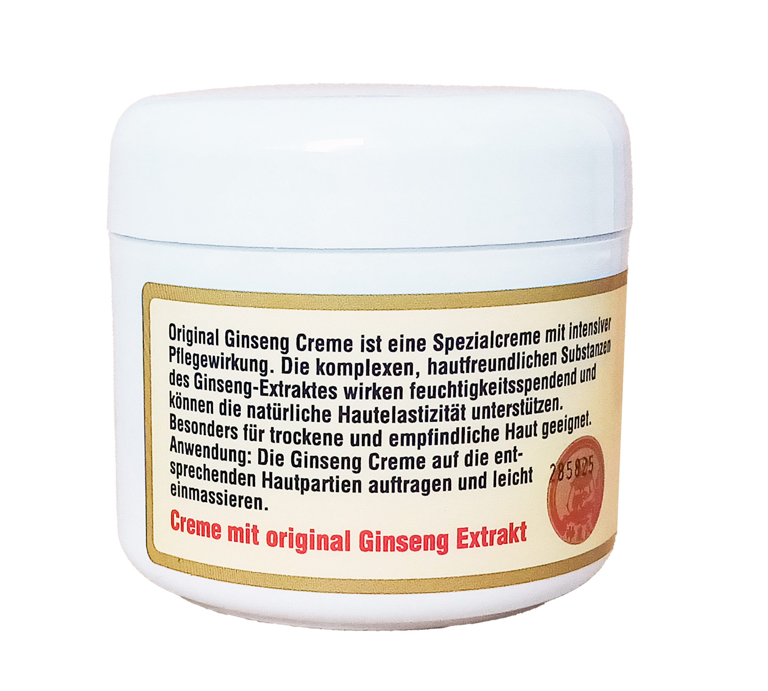 Stolz GmbH Feuchtigkeitscreme Original GINSENG CREME 125ml Extrakt Ginsengcreme Feuchtigkeitscreme, Körpercreme Hautpflege