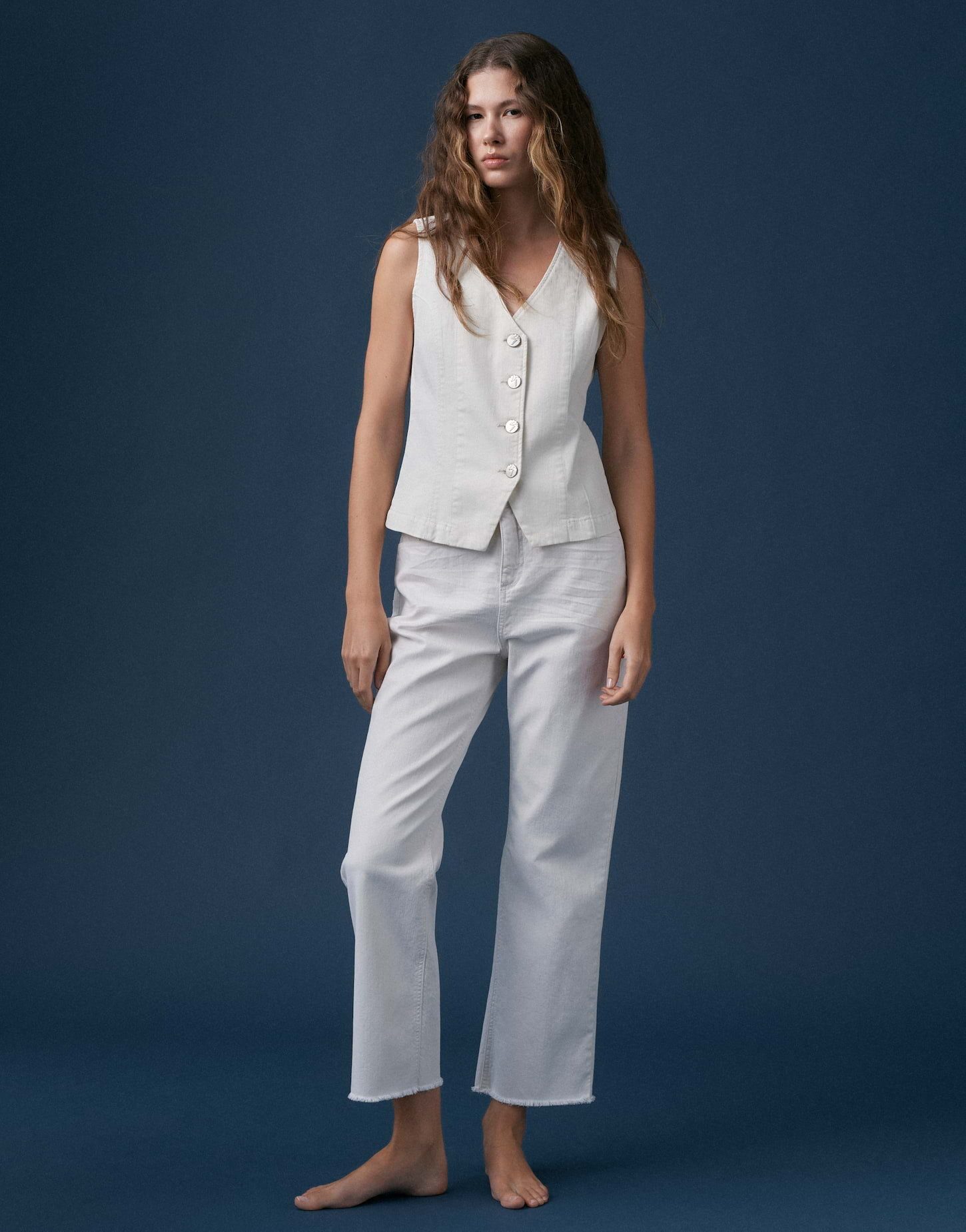 OPUS Anzugweste WILYA Slim mit Stretch-Anteil