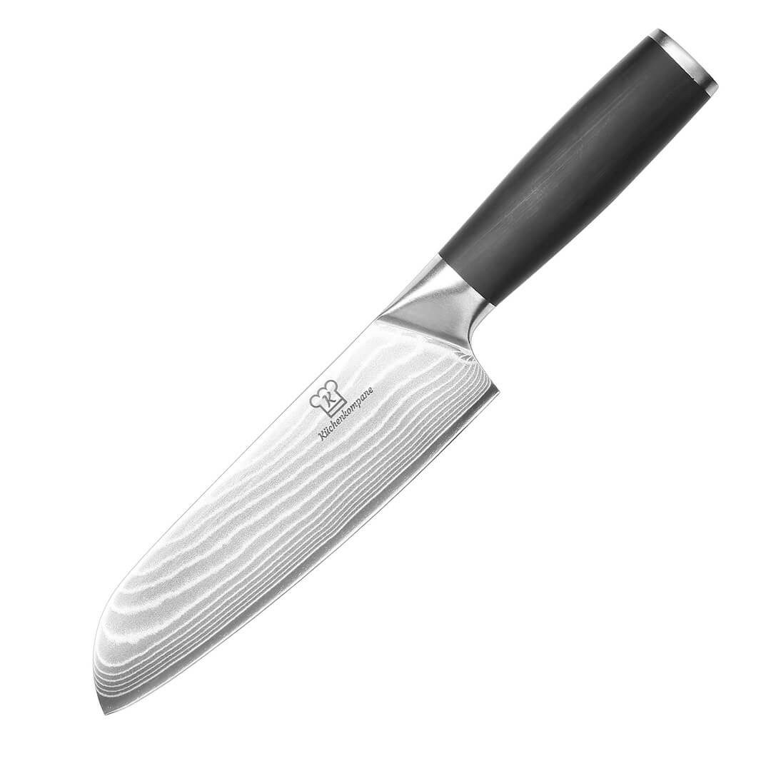 Küchenkompane Santokumesser Küchenkompane Damast-Santokumesser OKAMI Rei, 18cm, 67 Lagen, 62 HRC