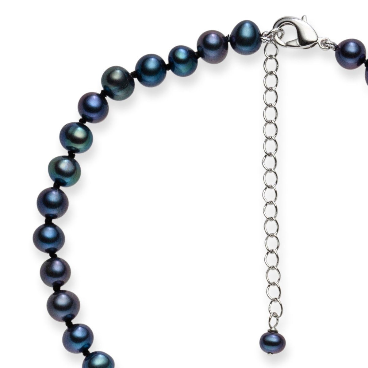 Lulu & Jane Perlenkette silber, Muschelkernperle