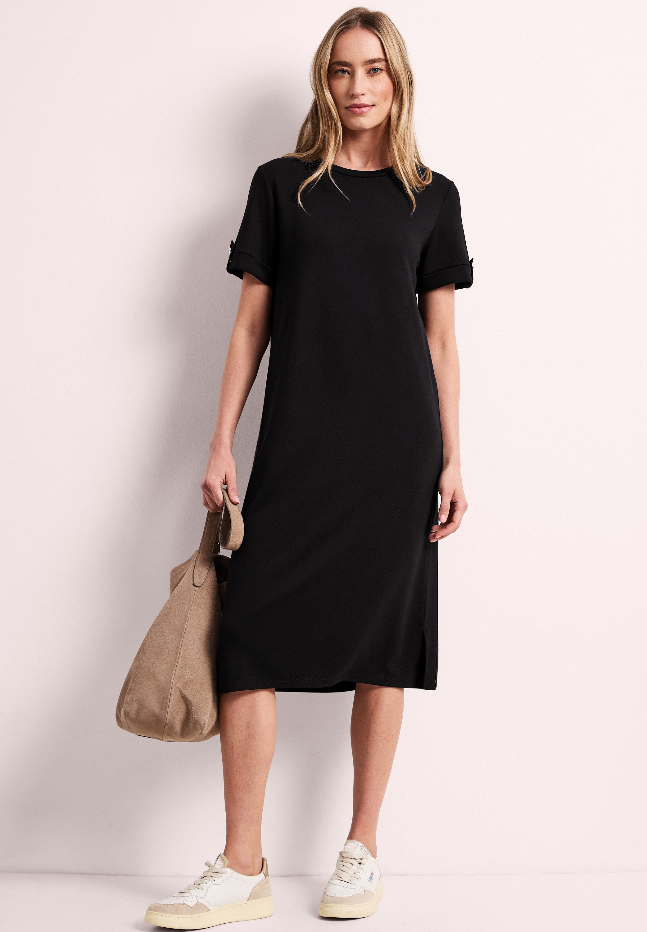 STREET ONE Jerseykleid mit Rundhalsausschnitt