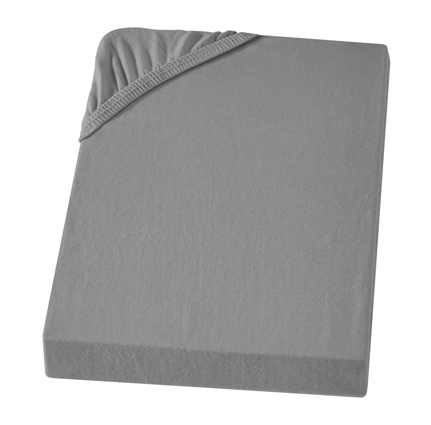 Carpe Sonno Spannbettlaken Boxspringbett Baumwolle 90x200 100x200 140x200 160x200 180x200 200x200, Jersey, Gummizug: rundum, (1 Stück), Mako Jersey Spannbetttuc – Bild 3 von 5
