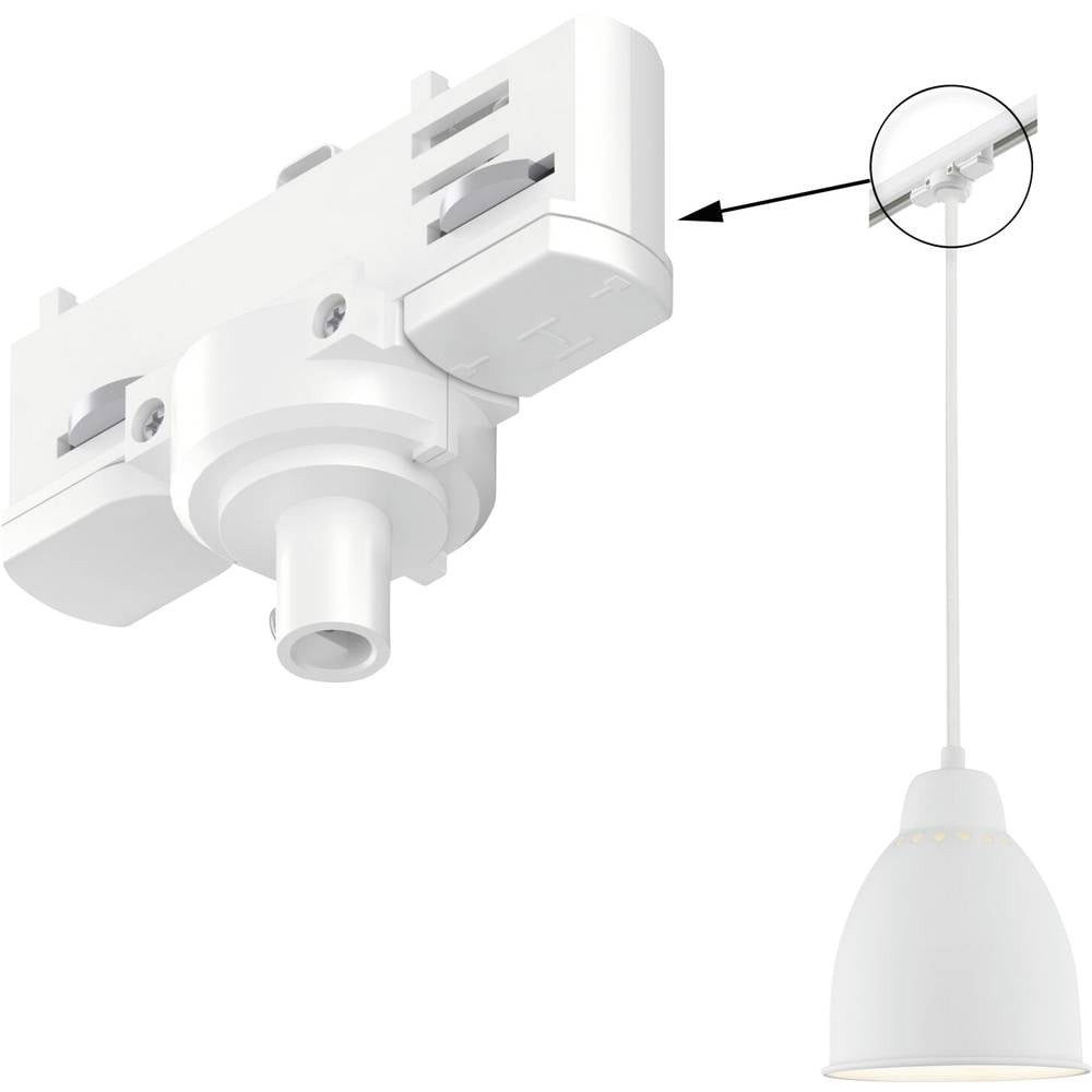 Paulmann Schienensystem ProRail3 Universal-Pendeladapter 230V Metall/Kunststoff 91386