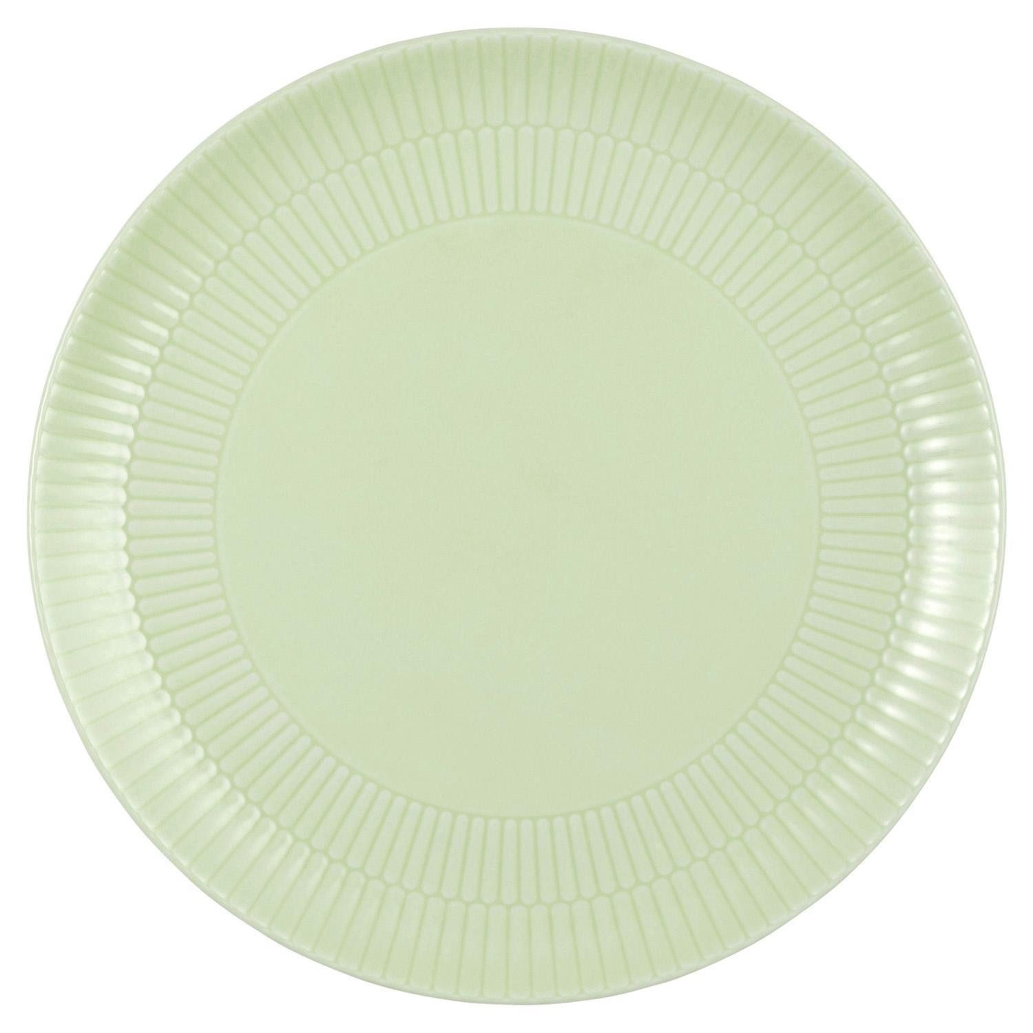 Speiseteller AMINA, Ø 27,5 cm, Seladongrün, Porzellan