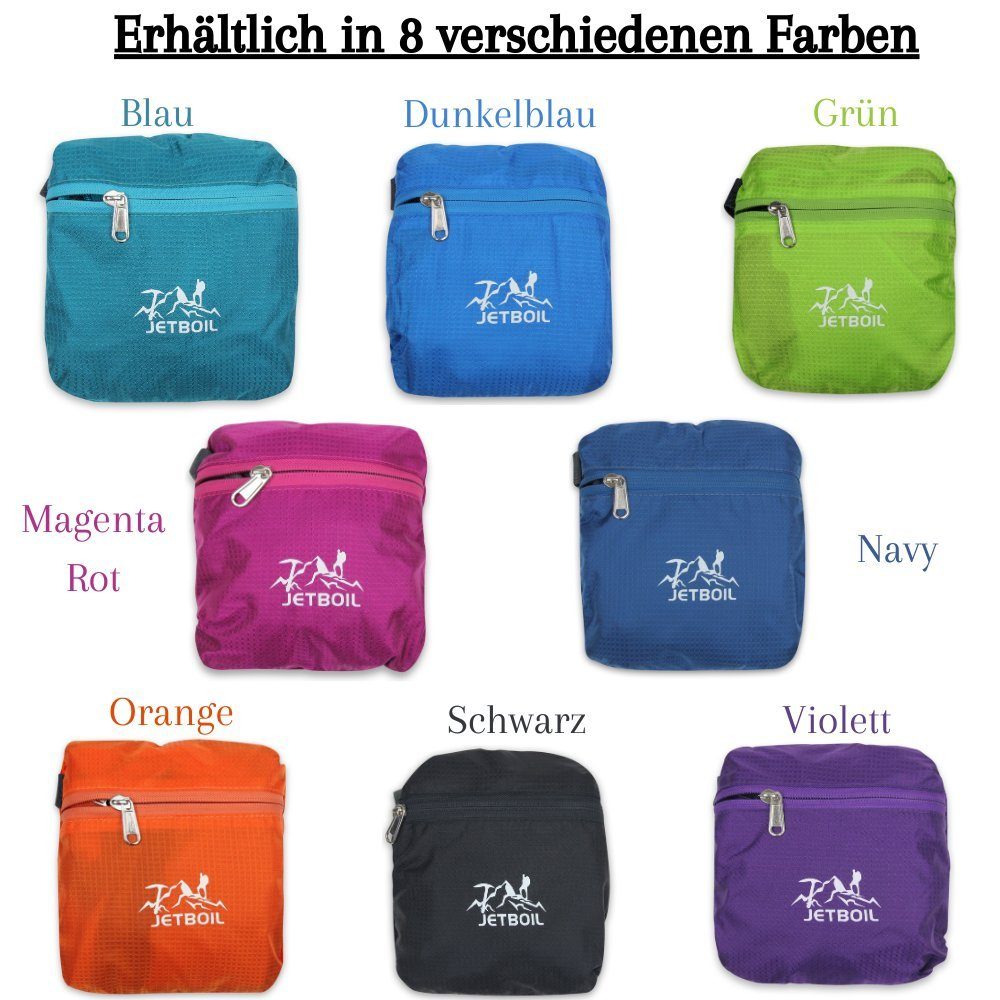 Frentree Rucksack Faltbar, Wasserdicht und sehr leicht, für Outdooraktivitäten geeignet, einfach zu verstauen