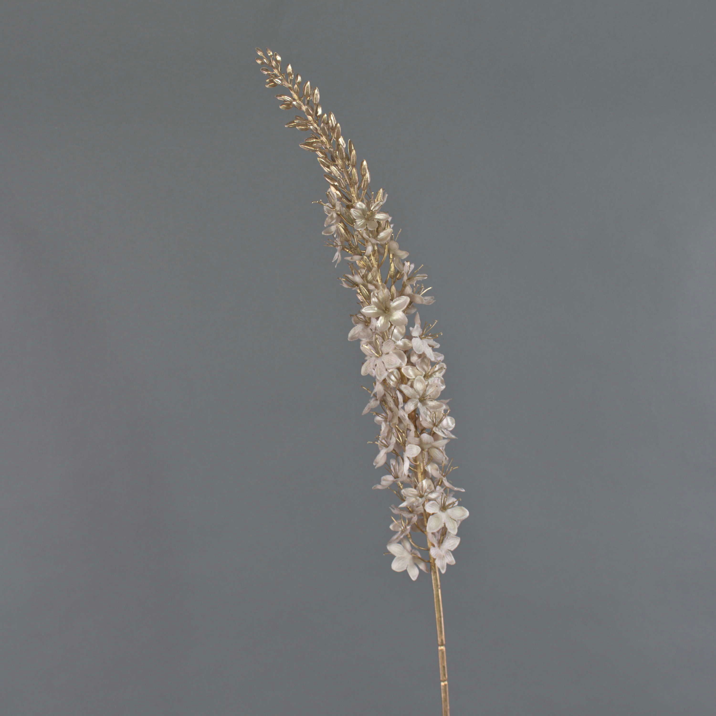 Kunstblume Künstliche Steppenkerze UCHANA, beige-Gold, 110cm Steppenkerze, artplants, Höhe 110.0 cm