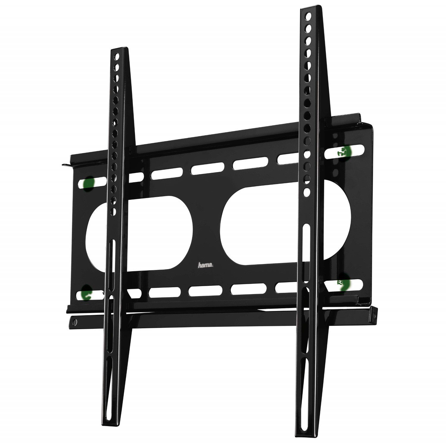 Hama TV-Wandhalterung Euro Verlängerungskabel 5m Schwarz, (Wand-Halter Alle VESA-Formate bis 400x400, für Monitor 32"-56" Zoll)