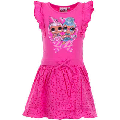 LOL Surprise Sommerkleid »Kinder Mädchen Kleid« Gr. 110 bis 140, 100% Baumwolle
